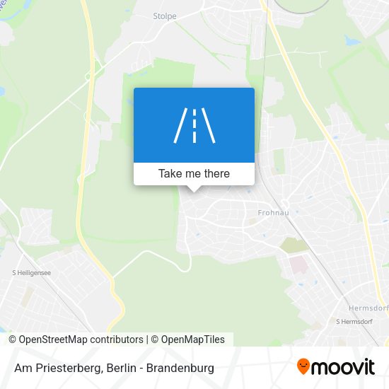 Am Priesterberg map