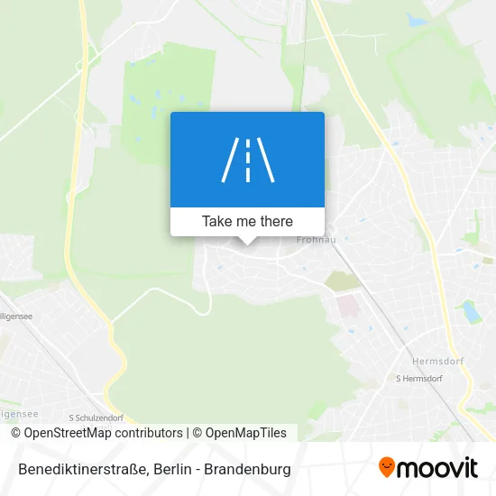 Карта Benediktinerstraße