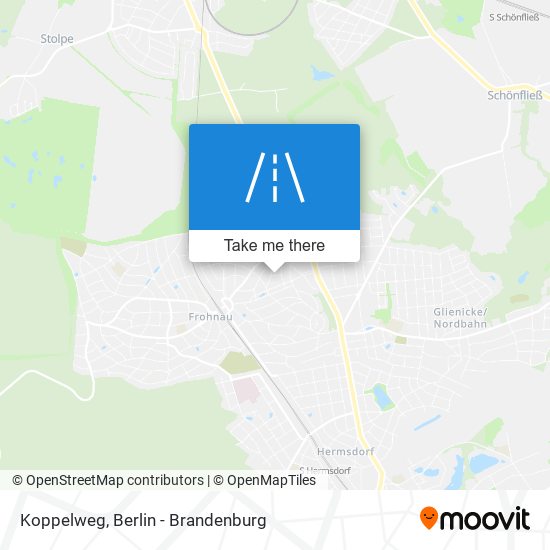 Koppelweg map