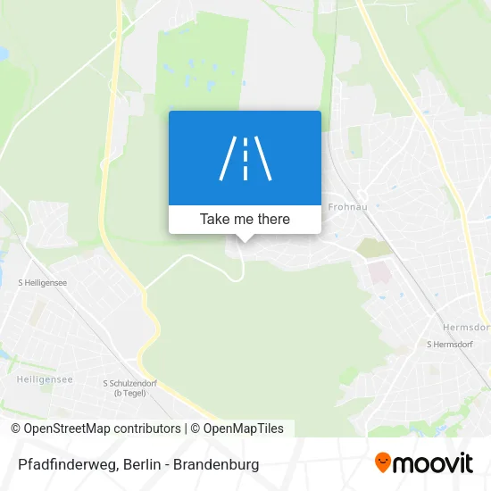 Карта Pfadfinderweg