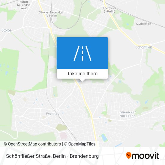 Schönfließer Straße map