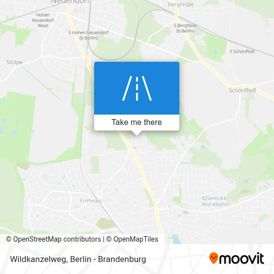 Wildkanzelweg map