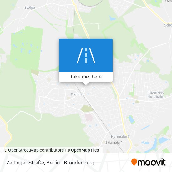 Zeltinger Straße map