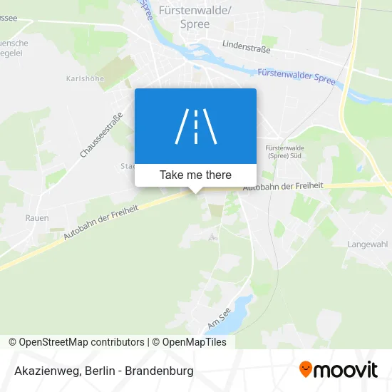 Карта Akazienweg
