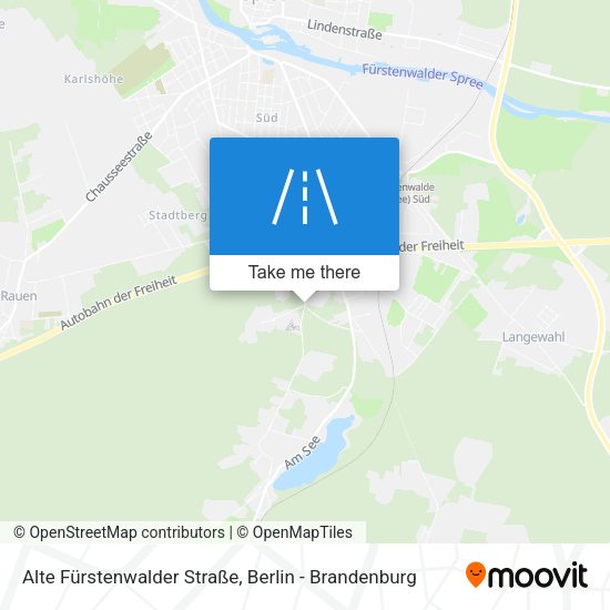Alte Fürstenwalder Straße map