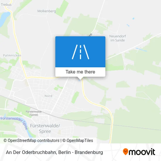 Карта An Der Oderbruchbahn
