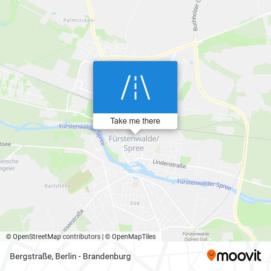 Bergstraße map
