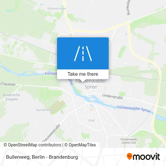 Bullenweg map