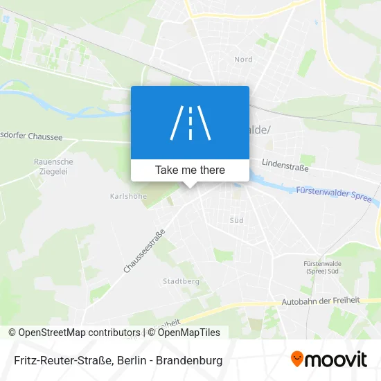 Карта Fritz-Reuter-Straße