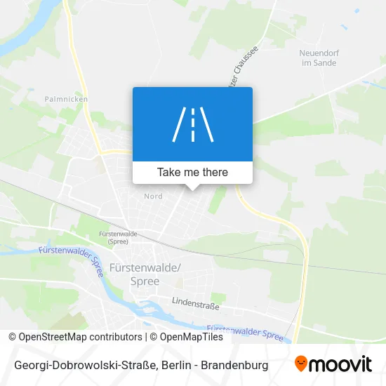 Карта Georgi-Dobrowolski-Straße