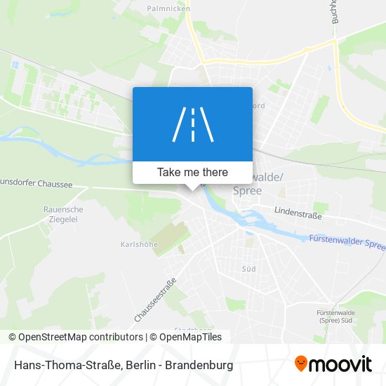 Карта Hans-Thoma-Straße