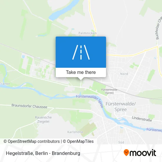 Карта Hegelstraße