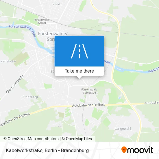 Карта Kabelwerkstraße