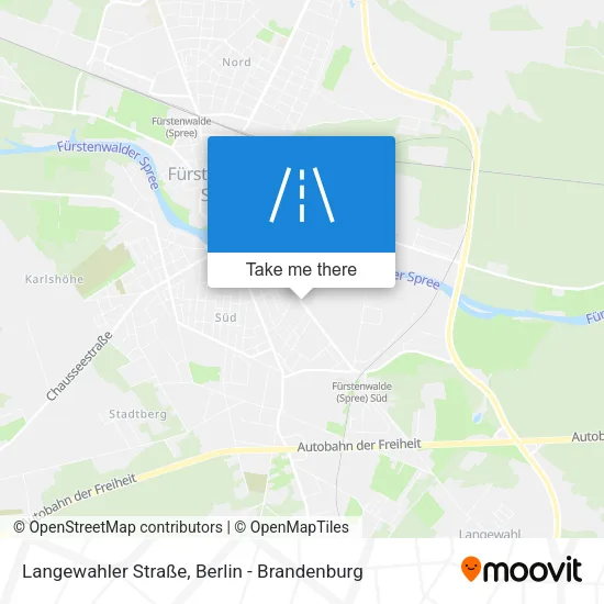 Карта Langewahler Straße
