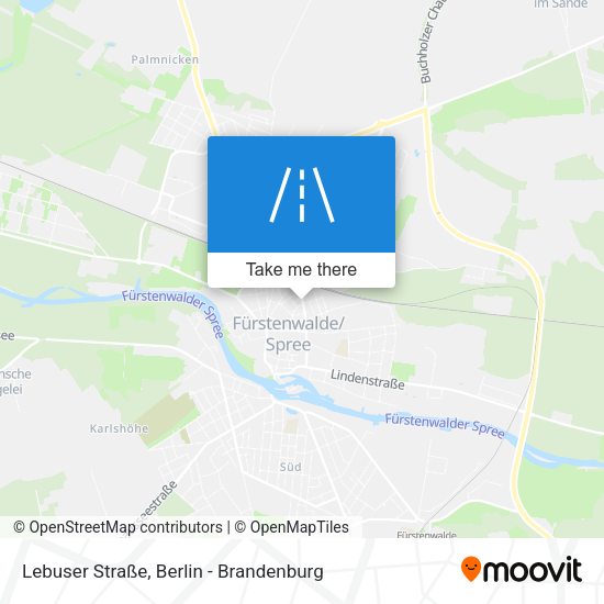 Lebuser Straße map
