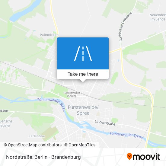 Карта Nordstraße
