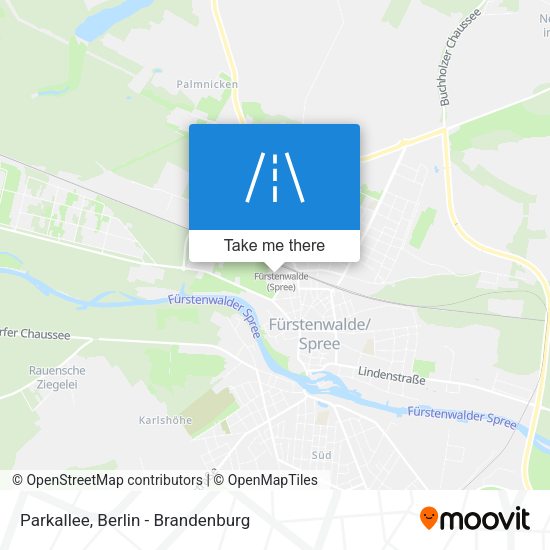 Parkallee map