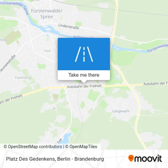 Карта Platz Des Gedenkens