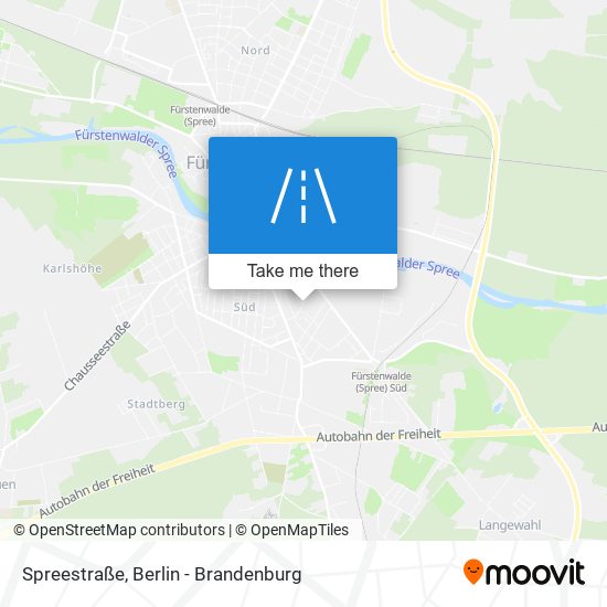 Spreestraße map