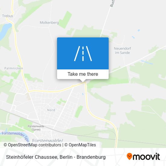 Steinhöfeler Chaussee map