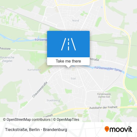 Tieckstraße map