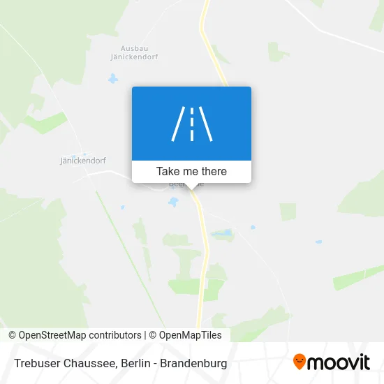 Trebuser Chaussee map