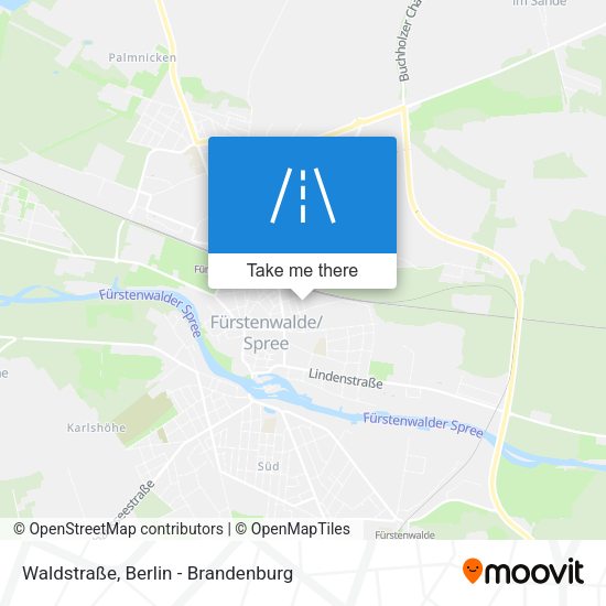 Waldstraße map