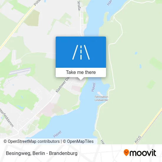 Besingweg map