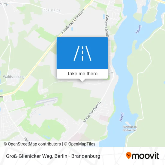 Карта Groß-Glienicker Weg