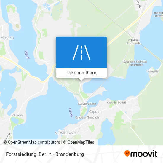 Forstsiedlung map