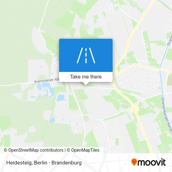 Карта Heidesteig