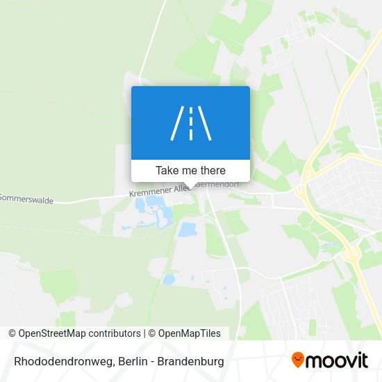 Rhododendronweg map