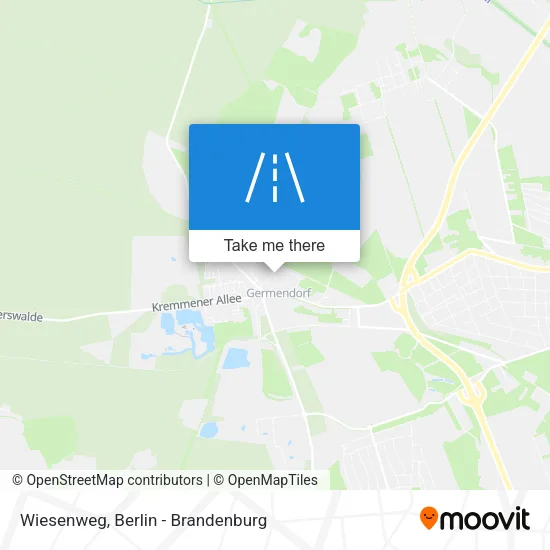 Карта Wiesenweg
