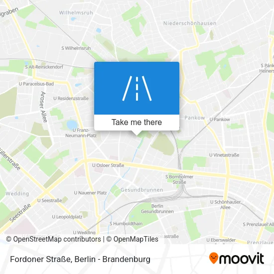 Карта Fordoner Straße