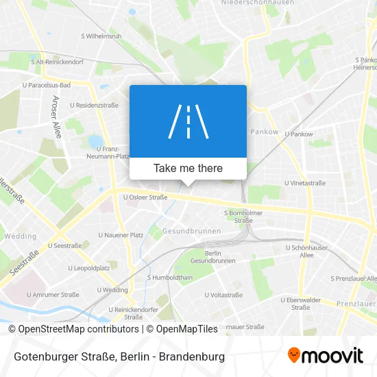 Карта Gotenburger Straße