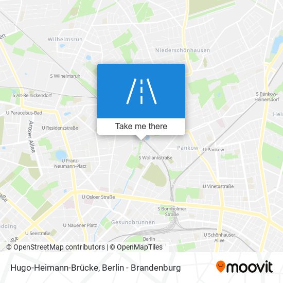 Hugo-Heimann-Brücke map