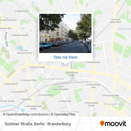 Soldiner Straße map