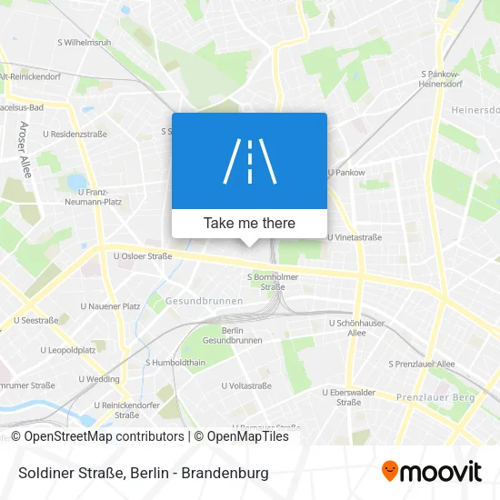 Soldiner Straße map
