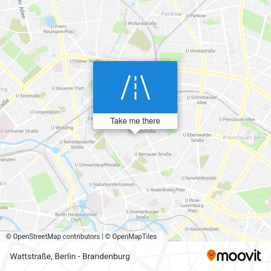 Карта Wattstraße