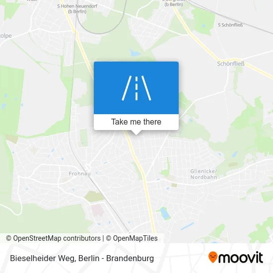 Bieselheider Weg map