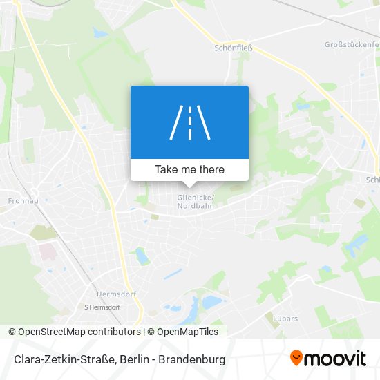 Карта Clara-Zetkin-Straße