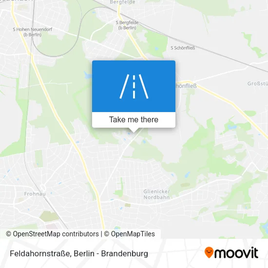 Карта Feldahornstraße