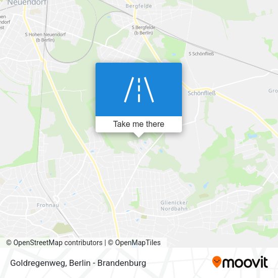 Goldregenweg map