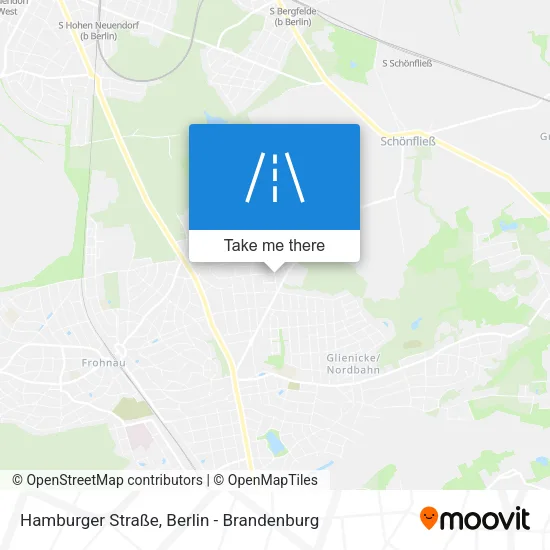 Карта Hamburger Straße
