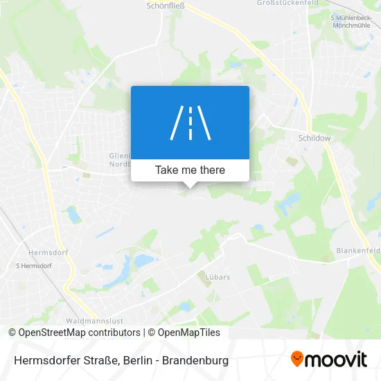 Карта Hermsdorfer Straße