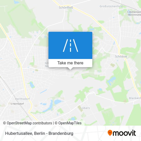 Hubertusallee map