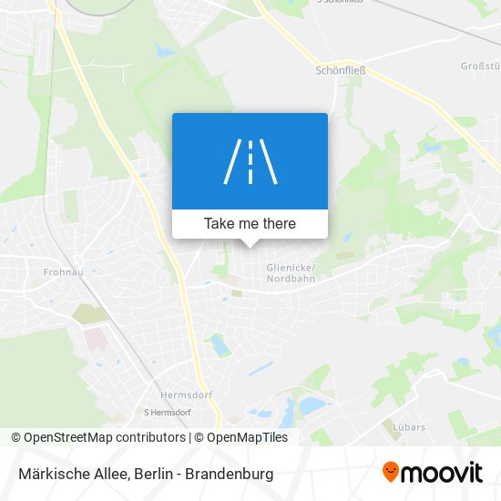 Märkische Allee map