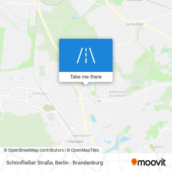 Schönfließer Straße map