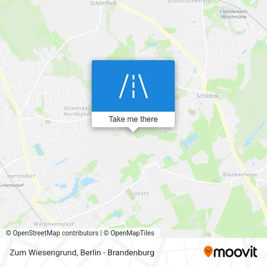 Карта Zum Wiesengrund