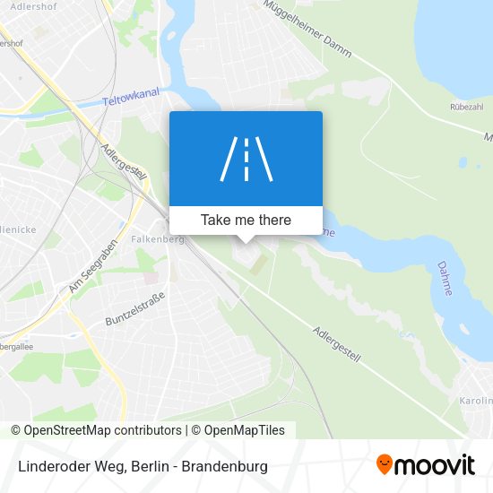 Linderoder Weg map